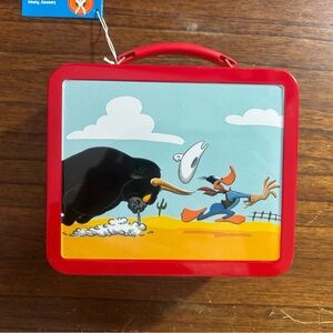 Hallmark school days looney tunes rodeo tin Lunch Box